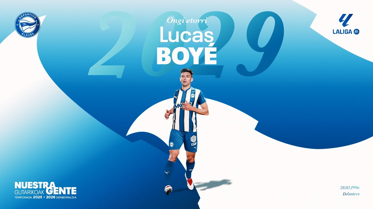 Lucas Boy&eacute;, valor seguro para la delantera albiazul