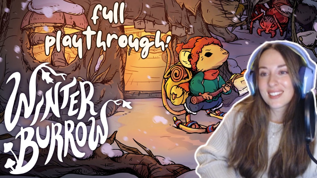 Surviving Winter as a Tiny Mouse (I Cried) 🐭❄️ | Winter Burrow FULL Playthrough