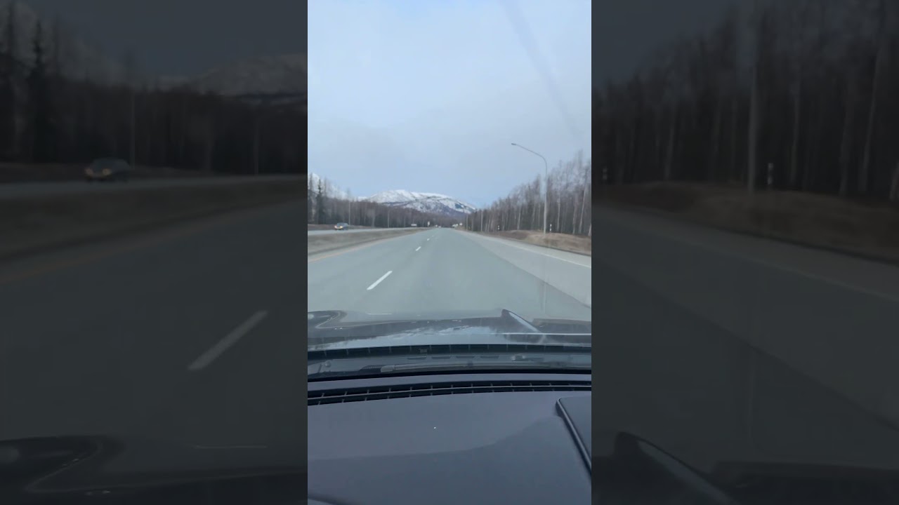 Journey through Alaska's Stunning Spring Landscapes: A Road Trip Adventure #shorts  #spring #alaska
