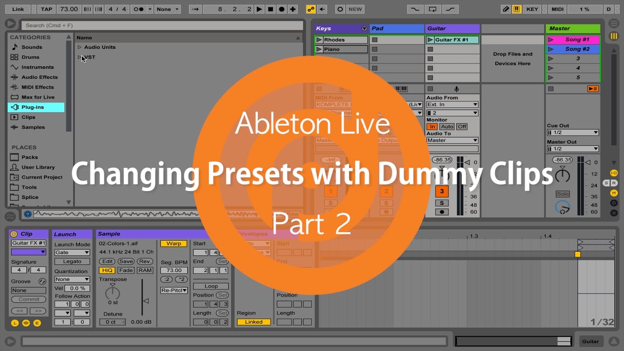 Changing Presets with Dummy Clips | Part 2 | Ableton Live