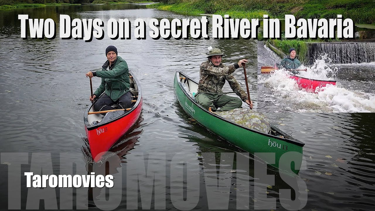 Two Days Canoe Tour / all weather conditions / Bushcraft Survival 4K Video