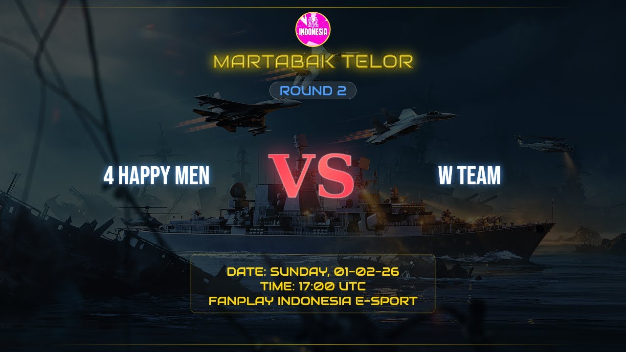 MARTABAK TELOR || R2 || 4 HAPPY MEN VS W TEAM