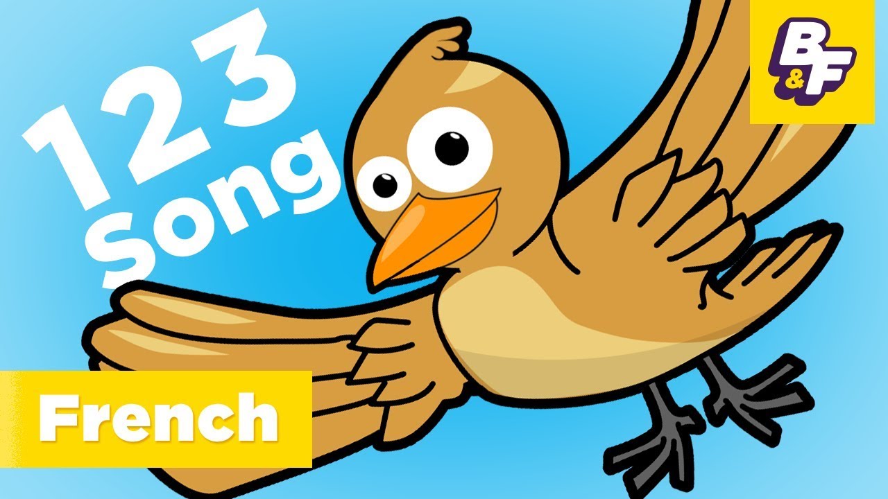 Learn French Numbers 1-10 Sing-Along Song | BASHO & FRIENDS 4k Learning | Les Chiffres