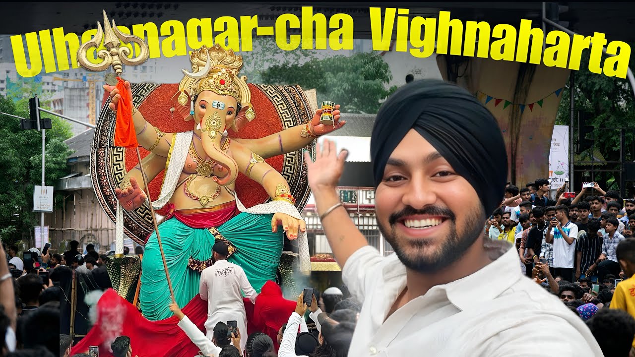 Ulhasnagar Cha Vighnaharta - Aagman Sohla 2025😍| Thane District Ka Pehla Aagman Sohla✨