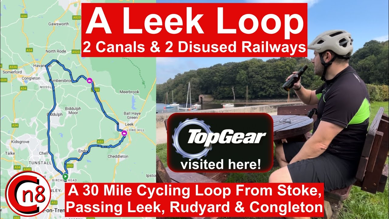A Leek Loop - A 30 Mile Cycling Loop Using 2 Canals and 2 Railway trails