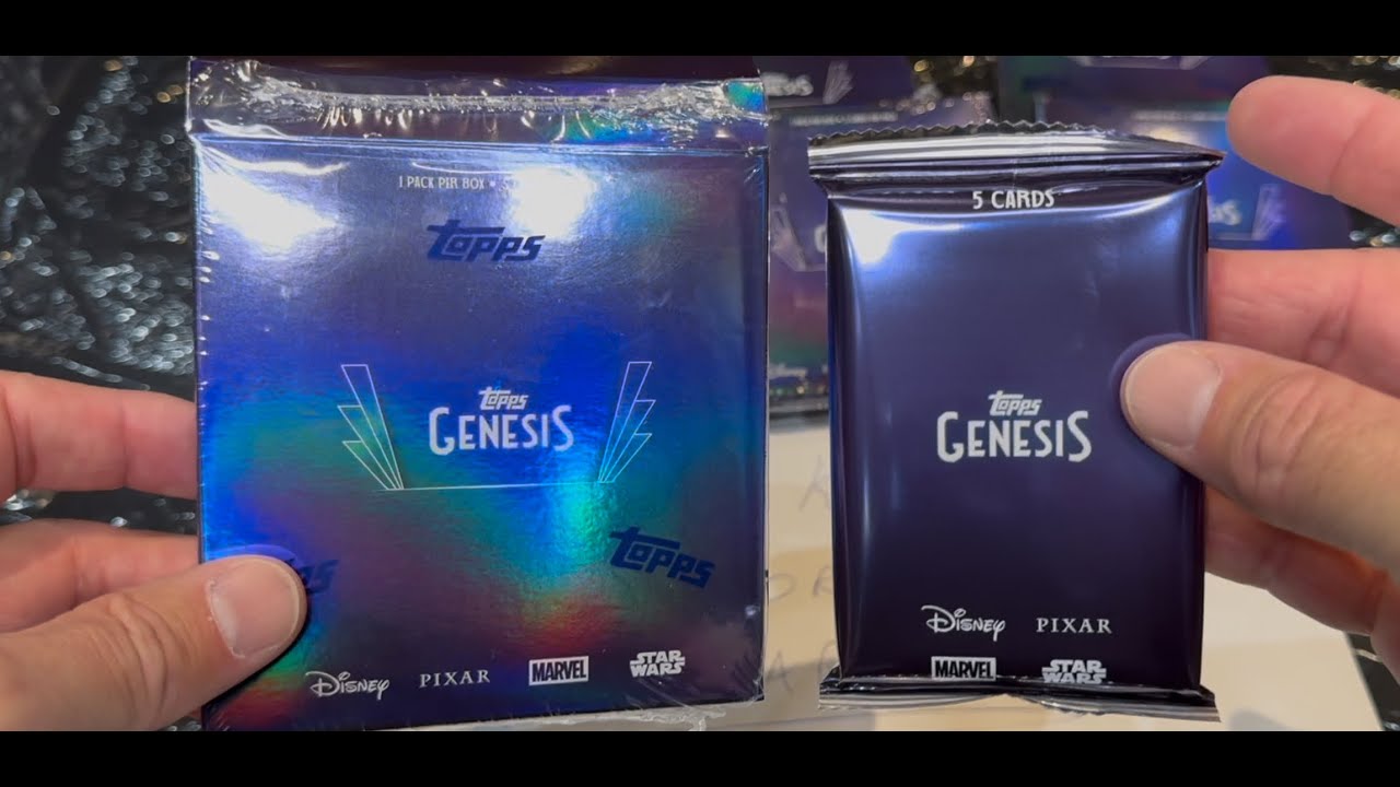WOW!! 2025 TOPPS GENESIS (DISNEY, PIXAR, STAR WARS, MARVEL) ALL NUMBERED CARDS - NEW RELEASE - 4 BOX
