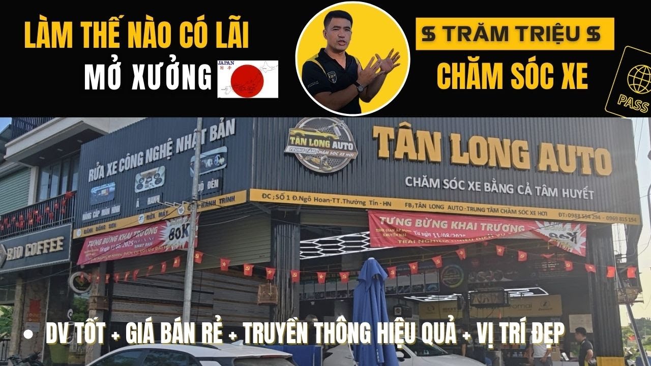 TÂN LONG Auto Bí quyết kinh doanh có lãi ngay tháng đầu tiên