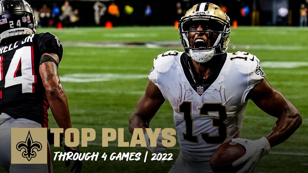 Saints' Top Plays through Quarter Mark of 2022 NFL Season