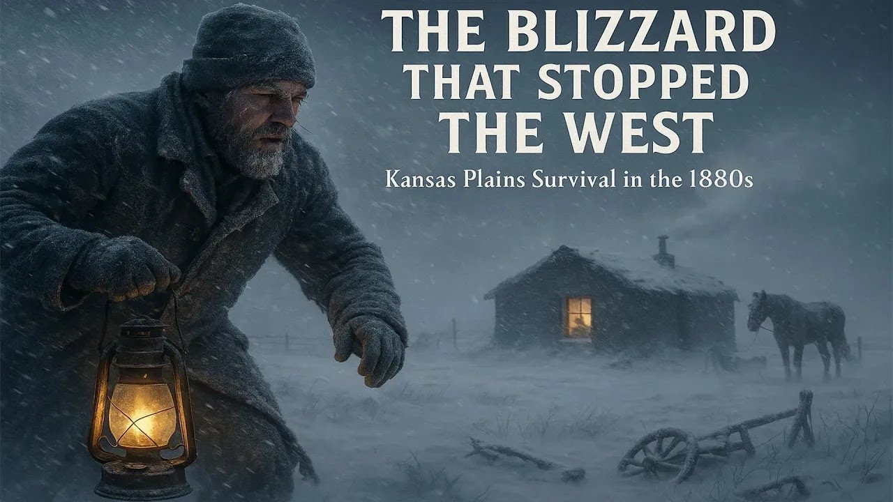 The Blizzard That Stopped the West Kansas Plains Survival in the 1880s  ｜ Midnight Historian