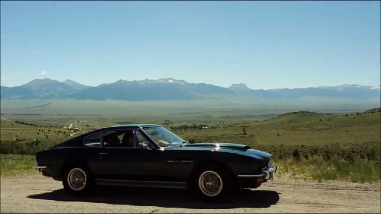 Spirited Drive in a 1976 Aston Martin V8