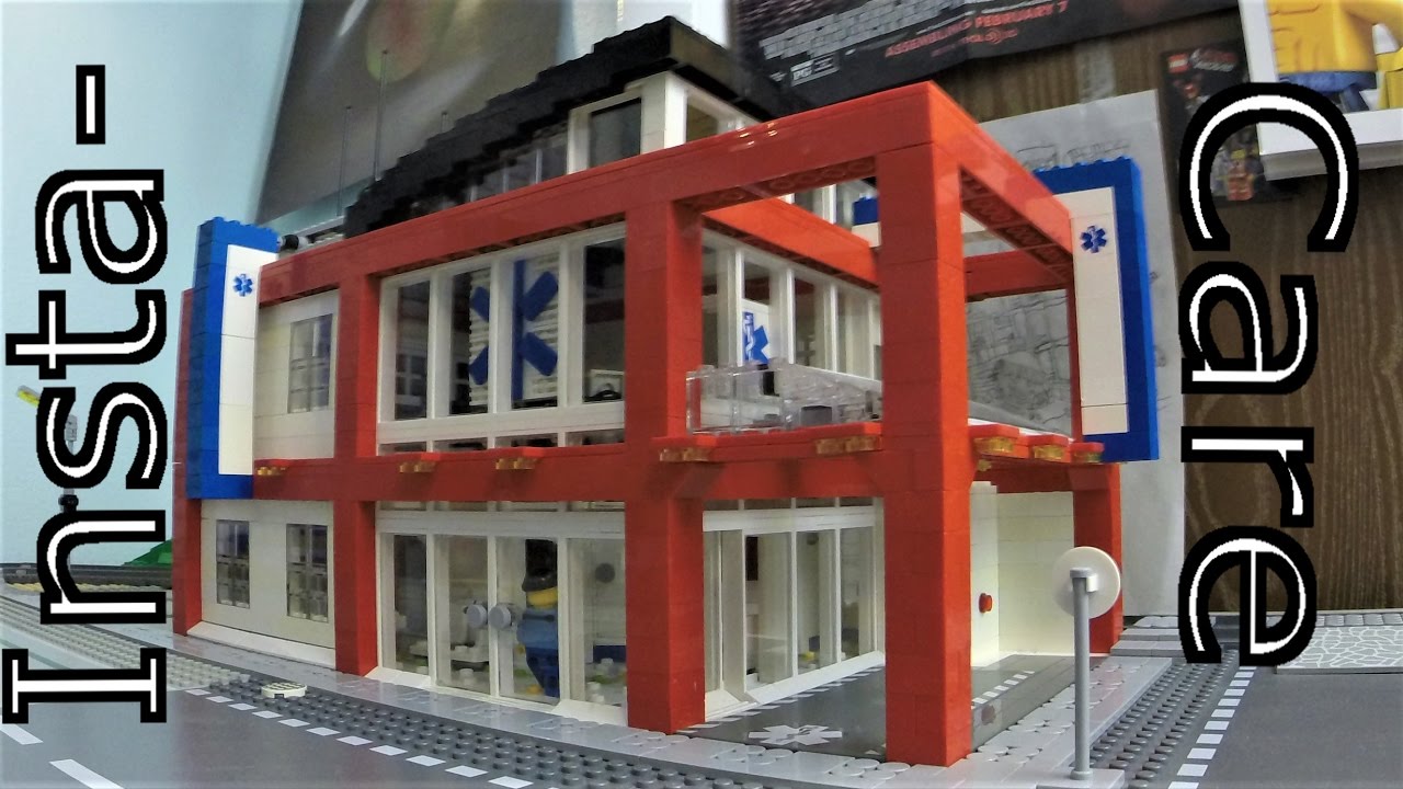 Custom LEGO InstaCare (Mini Hospital) ShowCase! Detailed!