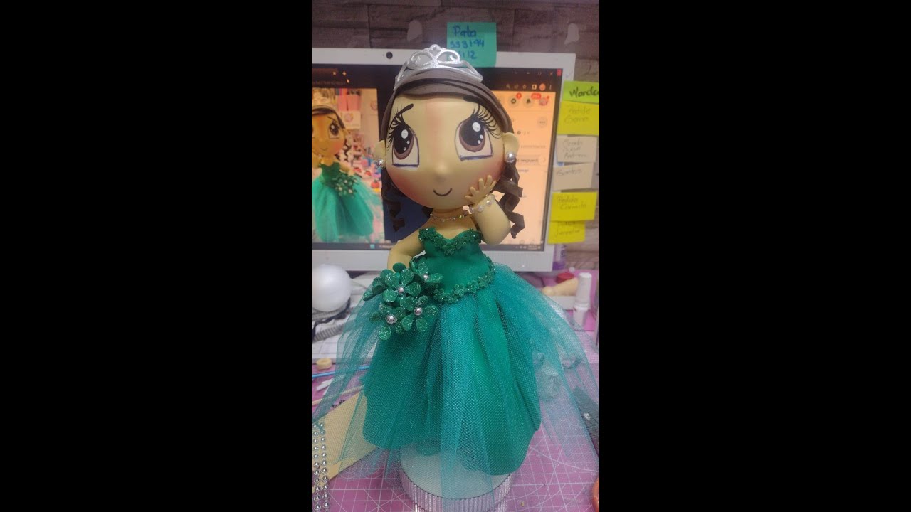 haciendo una quinceañera fofucha