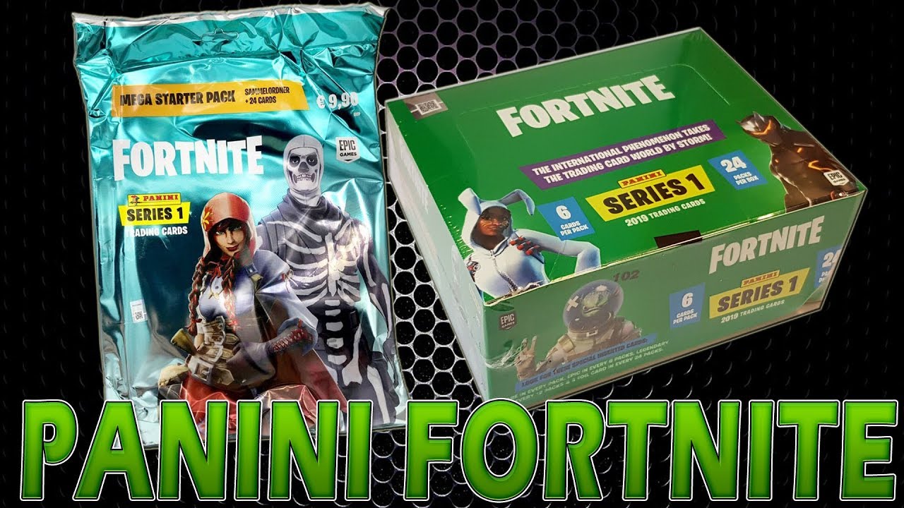 Panini FORTNITE TRADING CARDS SERIE 1 | STARTER PACK + DISPLAY BOX | Unboxing