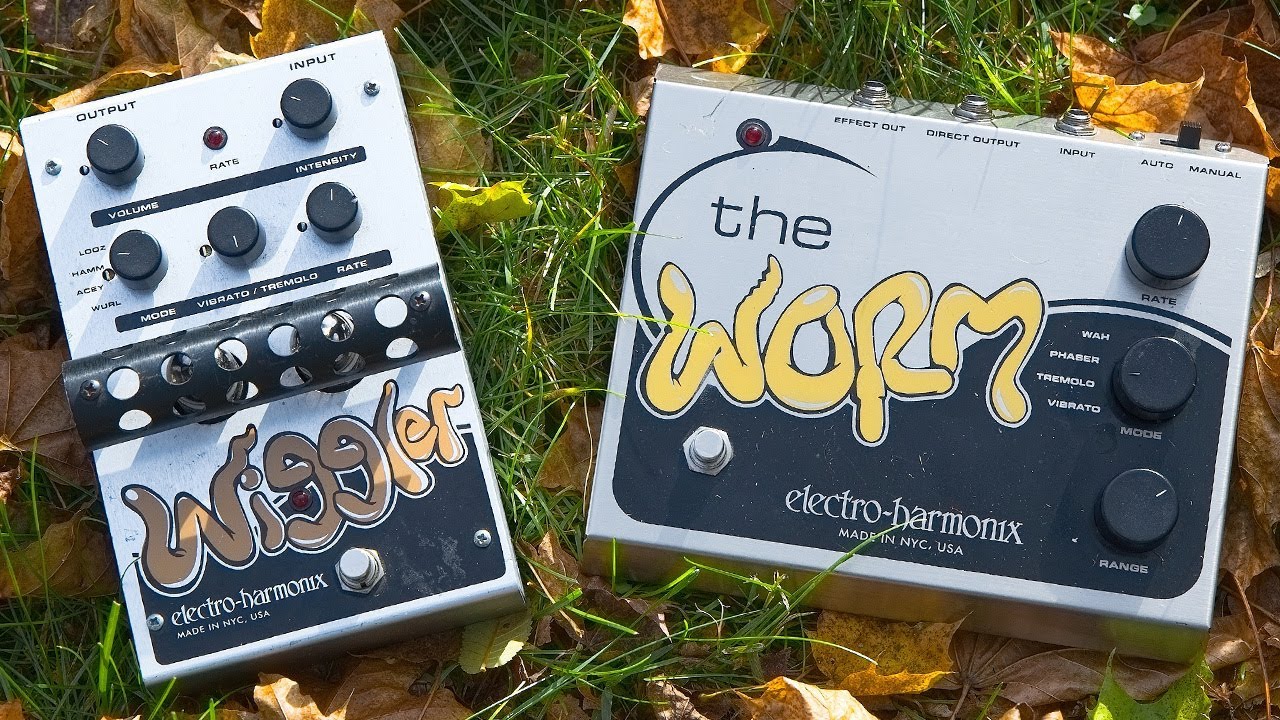 Let the EHX Worm and Wiggler Squirm their way onto your Pedalboard