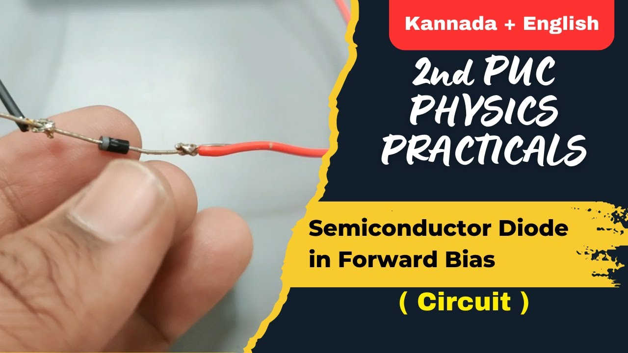 Semiconductor Diode Forward Bias | 2nd PUC Physics Practical 