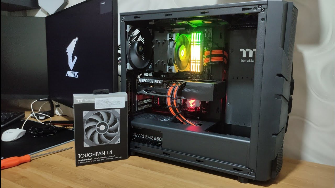 Вентилятор Thermaltake TOUGHFAN 14 Series Radiator Fan.