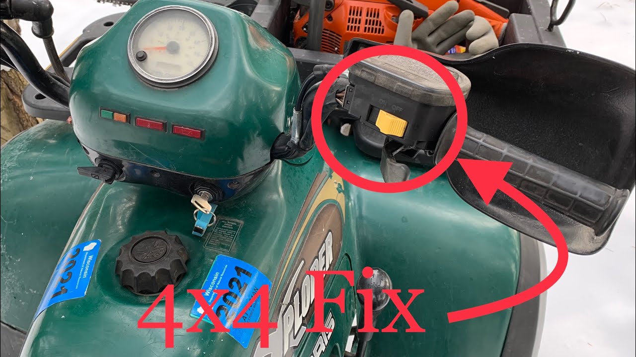 Quick & Easy Fix of Polaris Xplorer AWD - 4x4 - 4WD