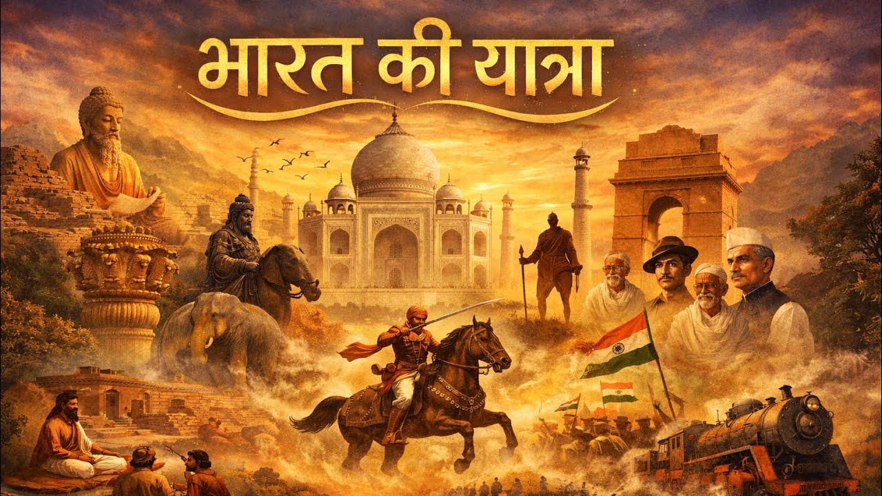 धरती माता की गोदी में | भारत की यात्रा 🇮🇳 | History of India Song | Goosebumps #HistoryOfIndia