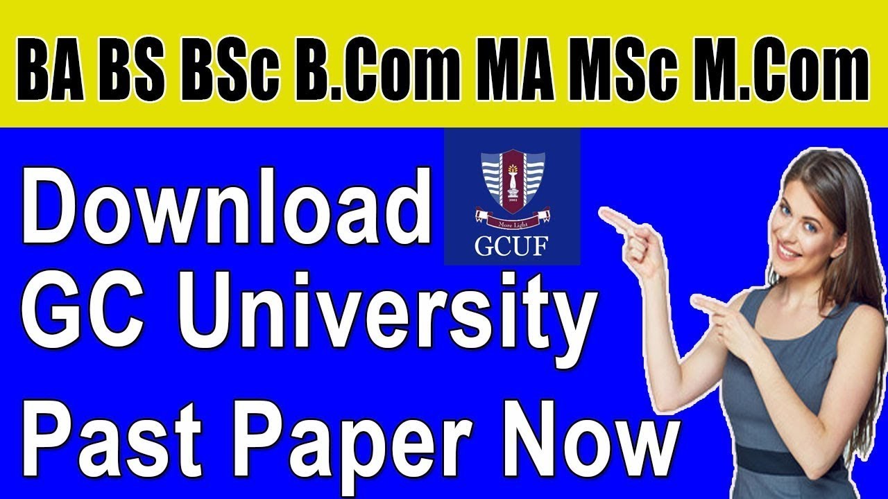GCUF Past Papers 2023 | Complete Collection for Exam Preparation | Government College University