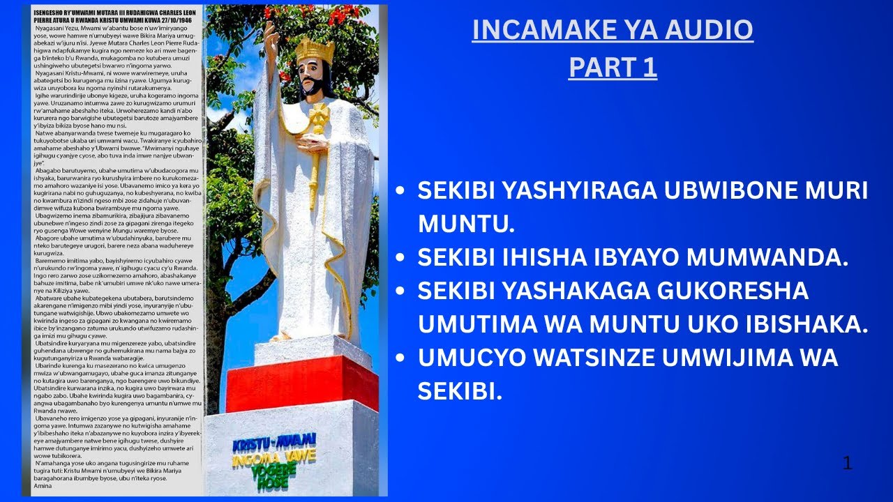 GUTSINDWA K'UBUBASHA BWEGERANYAGA UBUBASHA BWASIGAYE //  PART 1