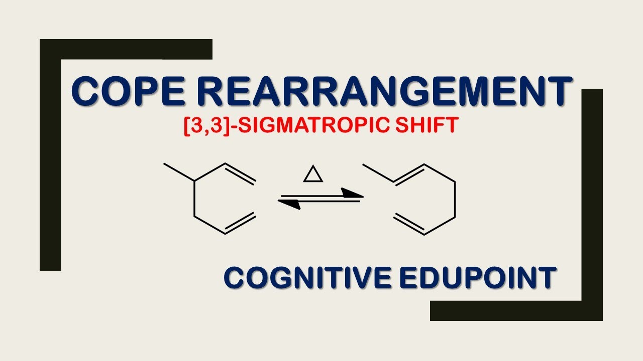 Cope Rearrangement | Mechanism | Stereochemistry | Examples| Chemistry Tutorial - PG TRB CSIR NET