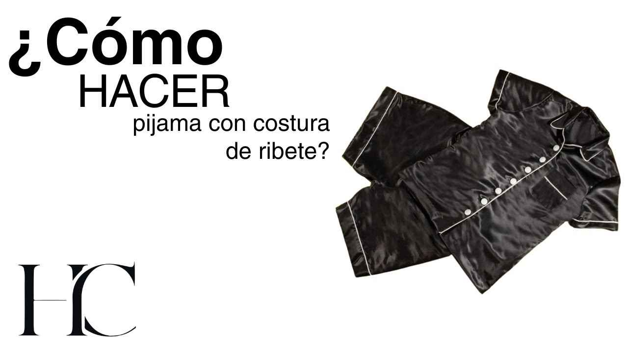 DIY Tutorial de costura pijama cuello sport con costura de ribete FÁCIL