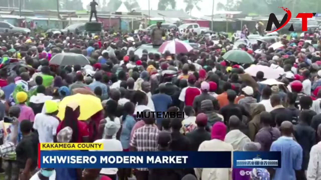RUTO AND HIS ALLIES ROARs IN KAKAMEGA CAMPAIGNING IN POURING HEAVY RAIN