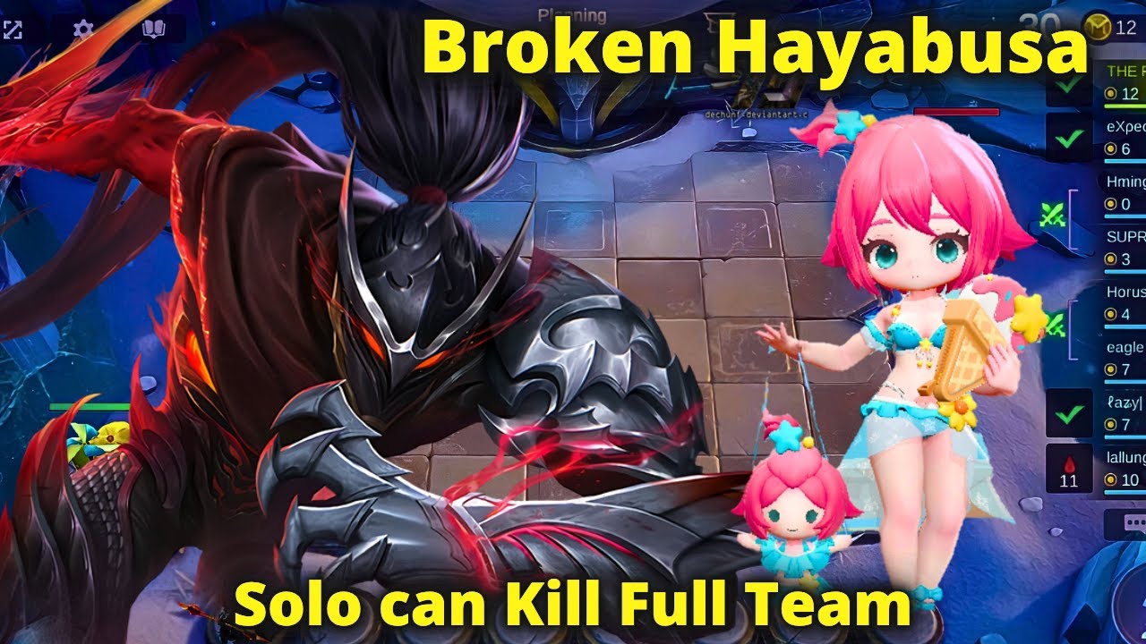 Commander Angela X Hayabusa New Meta Magic Crystal : Rune Mode | MLBB MAGIC CHESS BEST SYNERGY COMBO