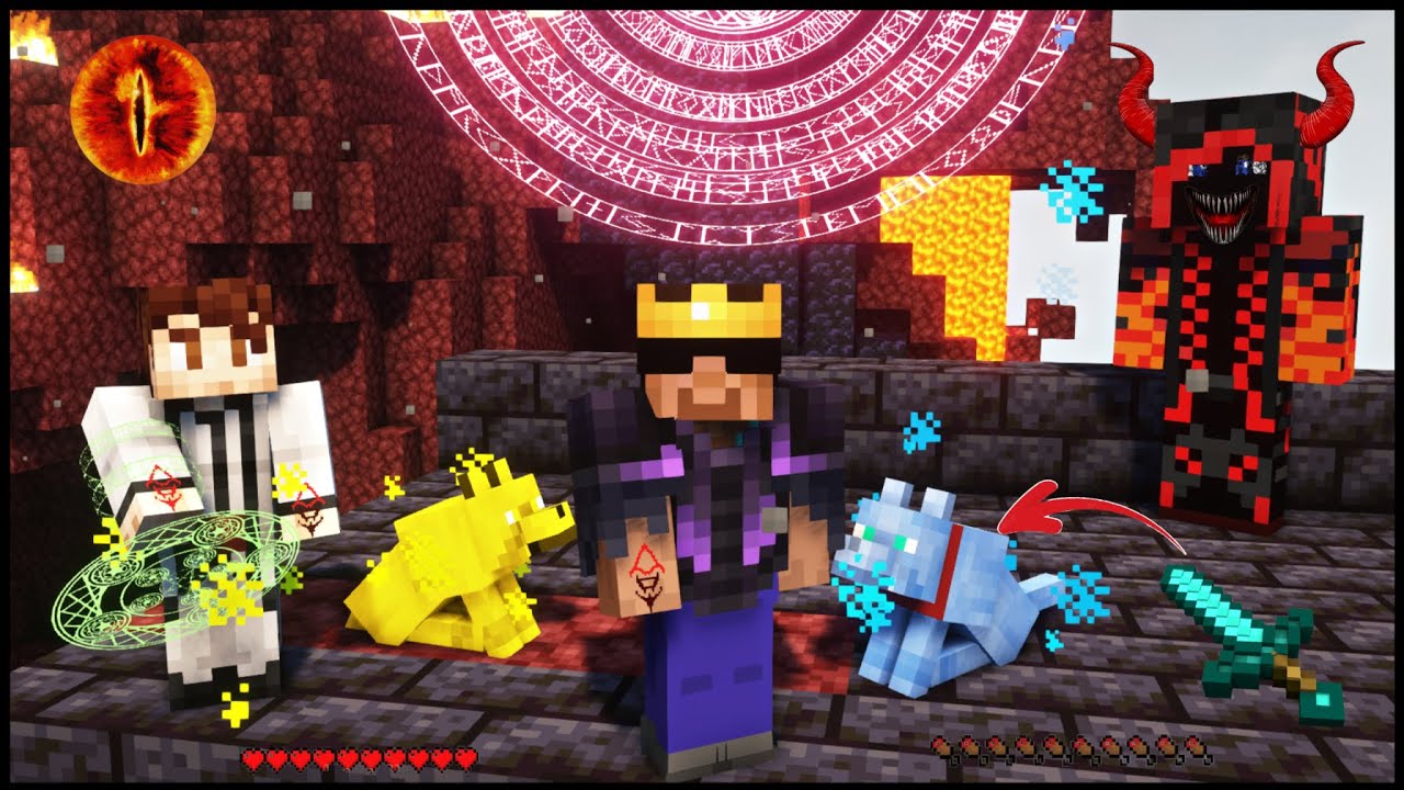We Tamed OVERPOWERED THUNDER⚡ AND ICE 🥶 ELEMENTAL WOLF To Defeat LORD SATAN