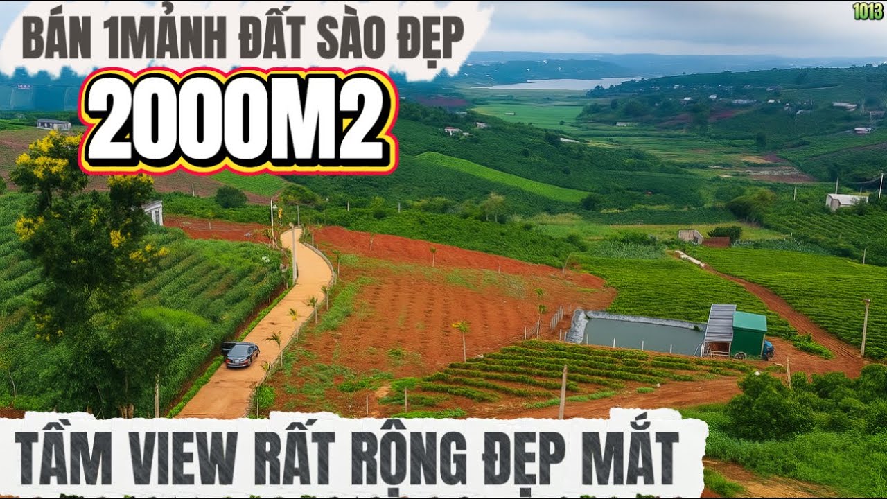 🔴Bán mảnh đất sào đẹp 2000m2 tầm view rất rộng thoáng mát mẻ đất vườn lâm đồng Lh : 0379.590.939
