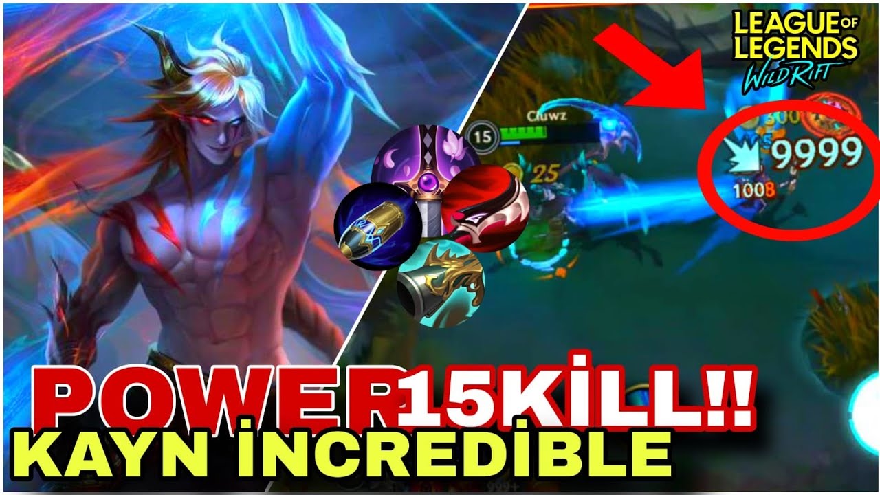 Wild Rift Kayn Jungle Gameplay in (Season 11)