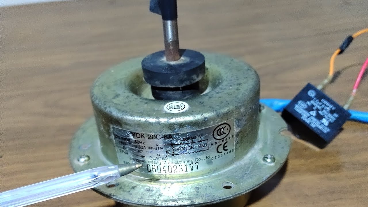cómo probar directo ventilador de aire acondicionado exterior