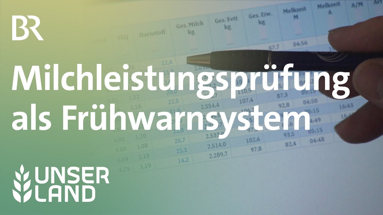 Was passiert bei einer Milchleistungsprüfung? | Unser Land | BR Fernsehen