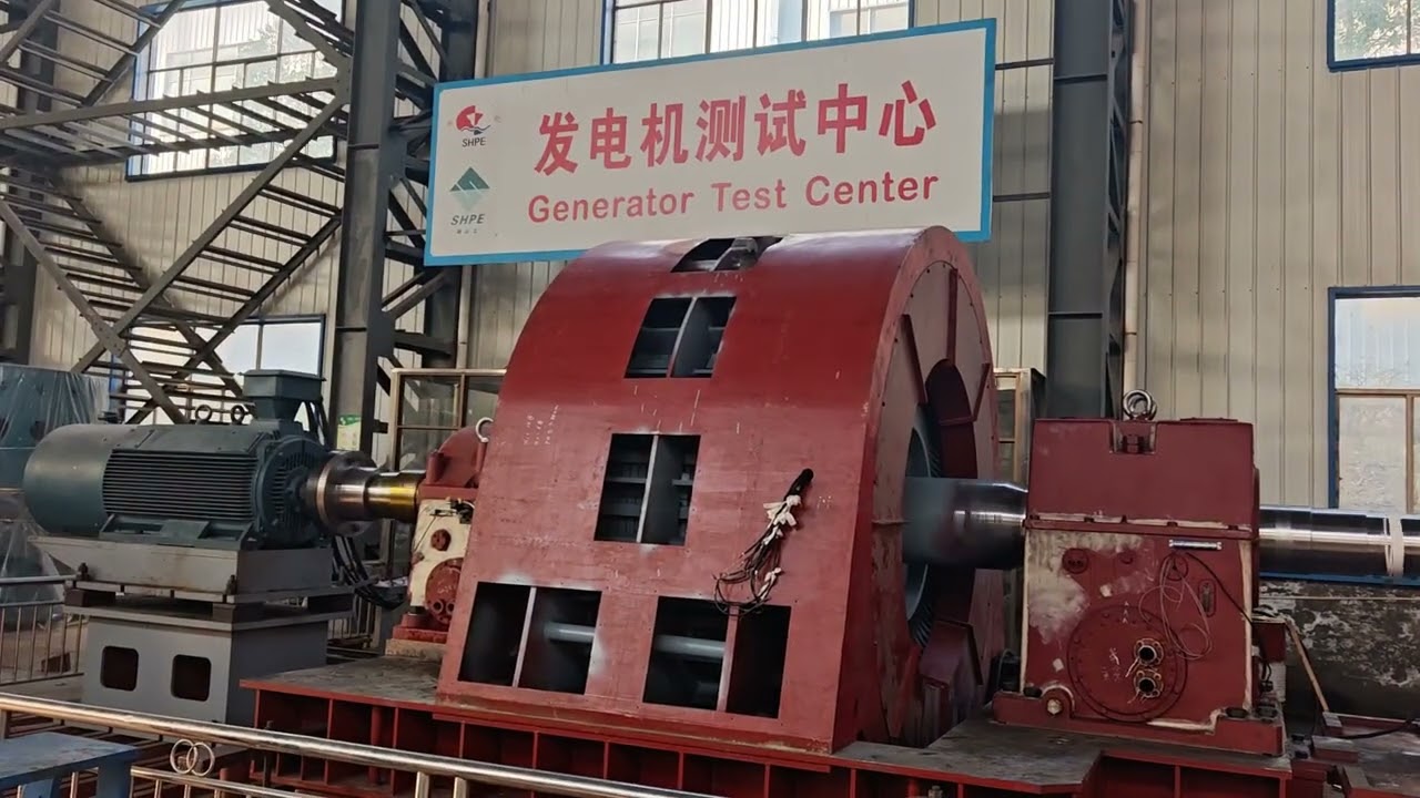 SFW5500-8/2150（6300V）Generator Test #hydropower #generator  #electric #turbine