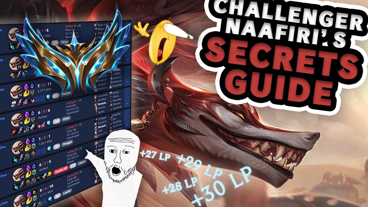 SECRETS TO MASTERING NAAFIRI - Rank 1 Challenger Naafiri
