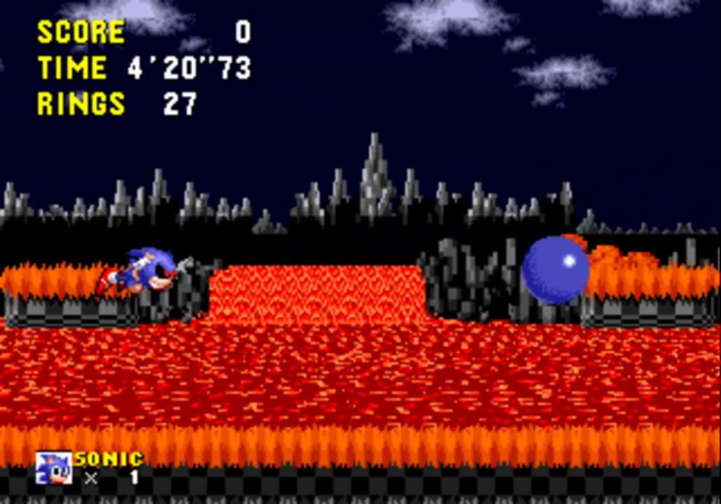 Ordinary Sonic Rom Hack (Game Over)