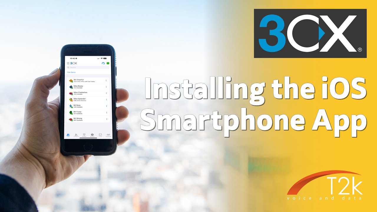Installing the 3CX Smartphone App on the Apple iPhone