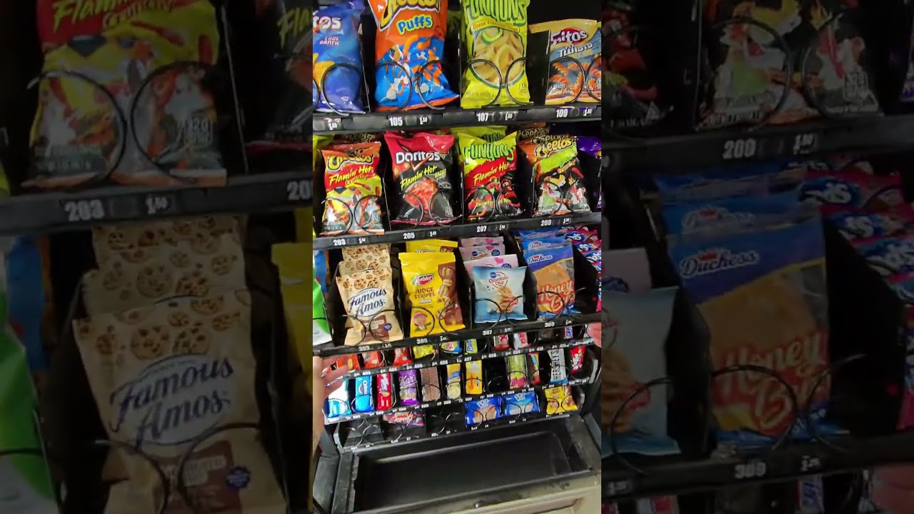 Snack Machine Restock at a Busy Laundromat | High-Traffic Vending Refill
