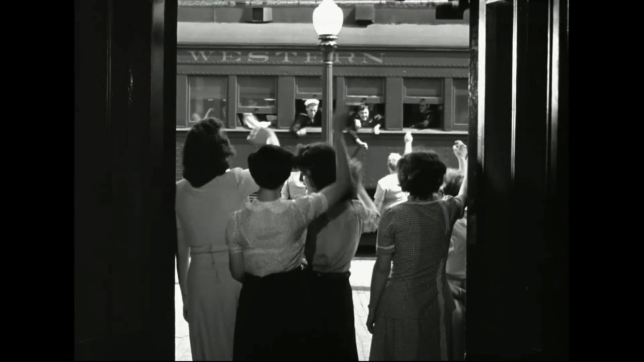Stopping at the North Platte Canteen, August 1945