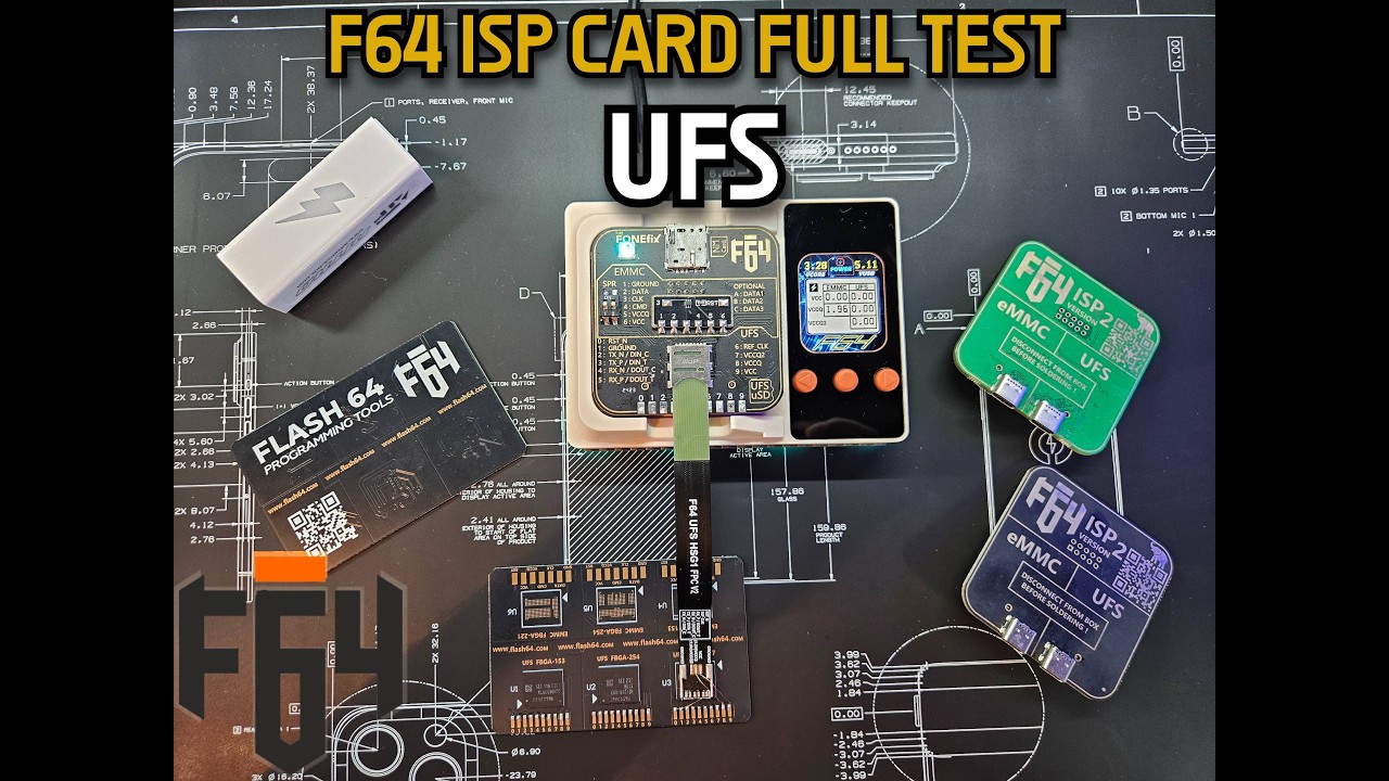 F64 ISP CARD FULL Test: UFS #f64 @THE FONE FIX