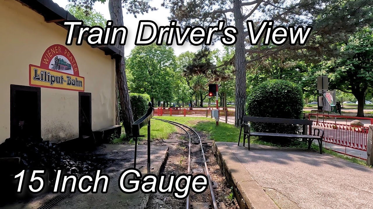 Driver's Eye View - Prater Park “Liliputbahn” Miniature Railway and the Giant Vienna Ferris Wheel