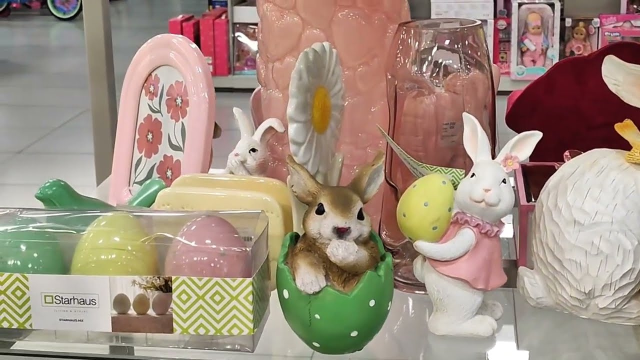 Decoración de Pascua y Primavera en Coppel 🌸🐇 Novedades hermosas y accesibles 