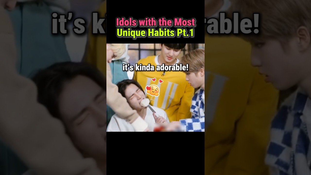 Idols with the Most Unique Habits Pt.1