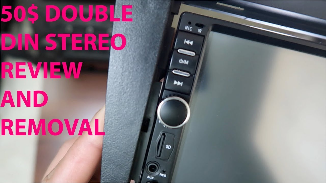 $50 Double Din Review and Removal (HD MP5)