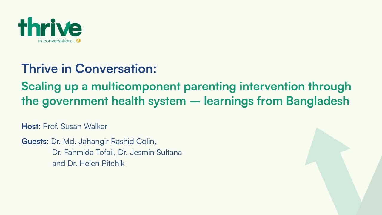Thrive in Conversation: Scaling up a multicomponent parenting intervention using government system