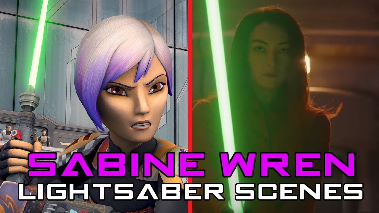 Sabine Wren: All Lightsaber Scenes (REBELS, FOD, AHSOKA)