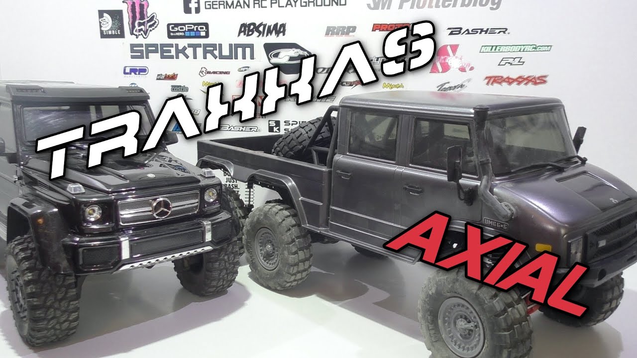 Axial UMG10 vs. Traxxas TRX6 Vergleich/Review [German]