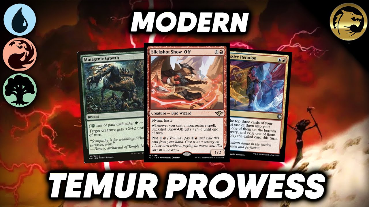 💧🔥🌳 1 TURN KILL! Temur Prowess | MTG Modern Deck