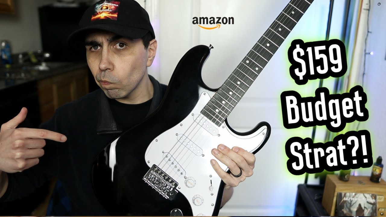 I Found The BEST Budget Strat On Amazon?! (Strich Guitar Kit Unboxing/Full Review)
