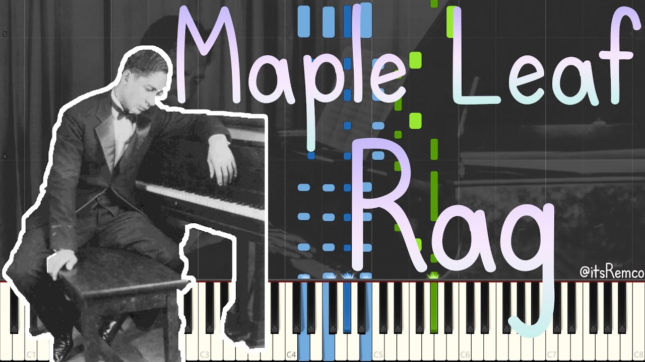 Jelly Roll Morton - Maple Leaf Rag New Orleans Style 1938 (Classic Jazz / Ragtime Piano Synthesia)